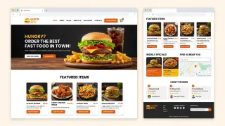 Fastfood Restaurant Template – Modern Responsive Food Website Design