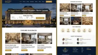 DVMart Hotel – Premium Hotel Booking, Resort & Banquet HTML Template