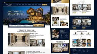DVMart Hotel – Premium Hotel Booking, Resort & Banquet HTML Template