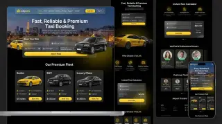 Taxi Booking Web – Online Cab Booking & Ride Management HTML Template