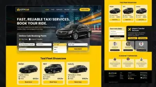 Taxi Booking Web – Online Cab Booking & Ride Management HTML Template