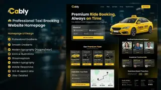 Taxi Booking Web – Online Cab Booking & Ride Management HTML Template