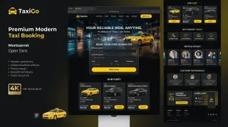 Taxi Booking Web – Online Cab Booking & Ride Management HTML Template