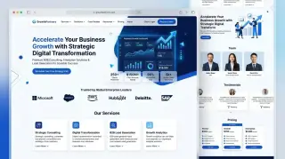 B2B Service Company – Business Consulting & Growth Agency HTML Template
