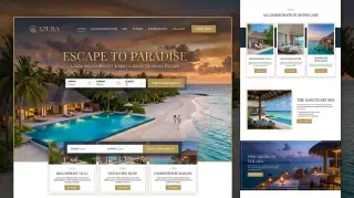 Paradise Resort & Spa – Luxury Resort & Hotel HTML Template