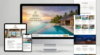 Paradise Resort & Spa – Luxury Resort & Hotel HTML Template
