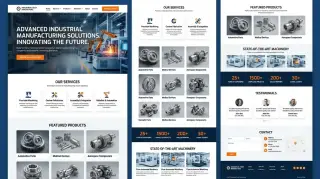 Industrial Manufacturing Business HTML Template