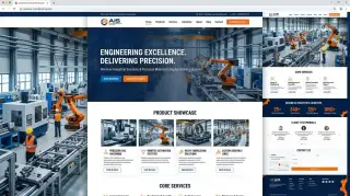 Industrial Manufacturing Business HTML Template