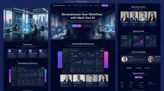 StartupX – Modern Startup Company Website Template