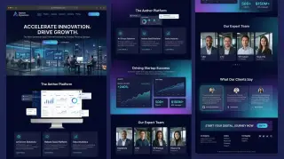 StartupX – Modern Startup Company Website Template