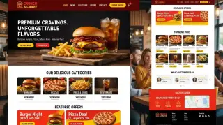 BurgerBite – Fast Food Restaurant Website Template