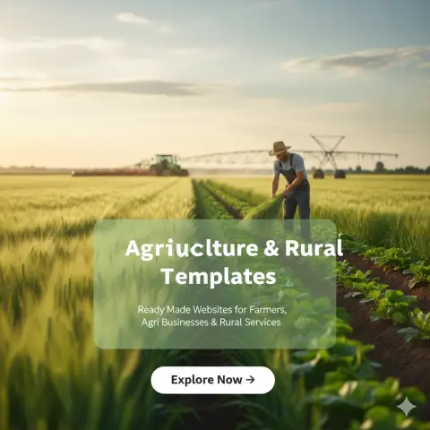 Agriculture and Rural website theme category image by ThemeBazar