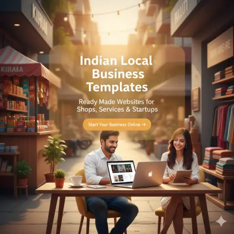 Indian Local Business Templates website theme category image by ThemeBazar