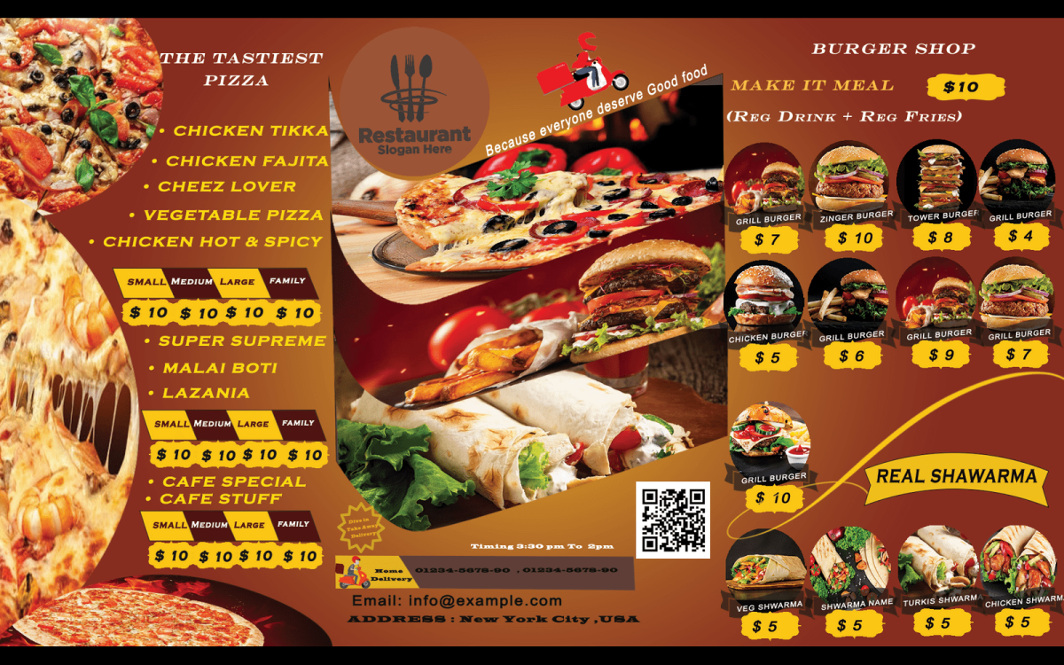 Pizza Restaurant HTML Website Template