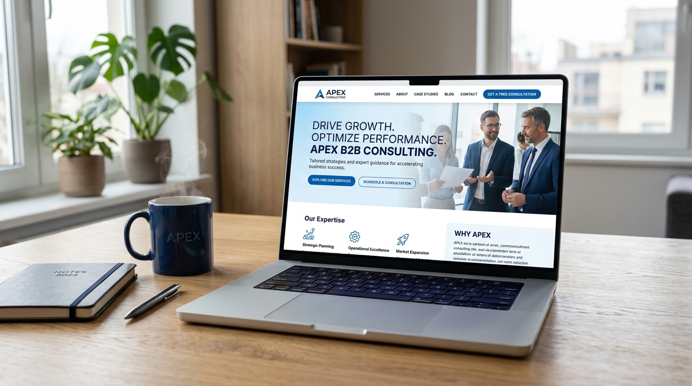 B2B Business Consulting HTML Template – Corporate Services Website Design