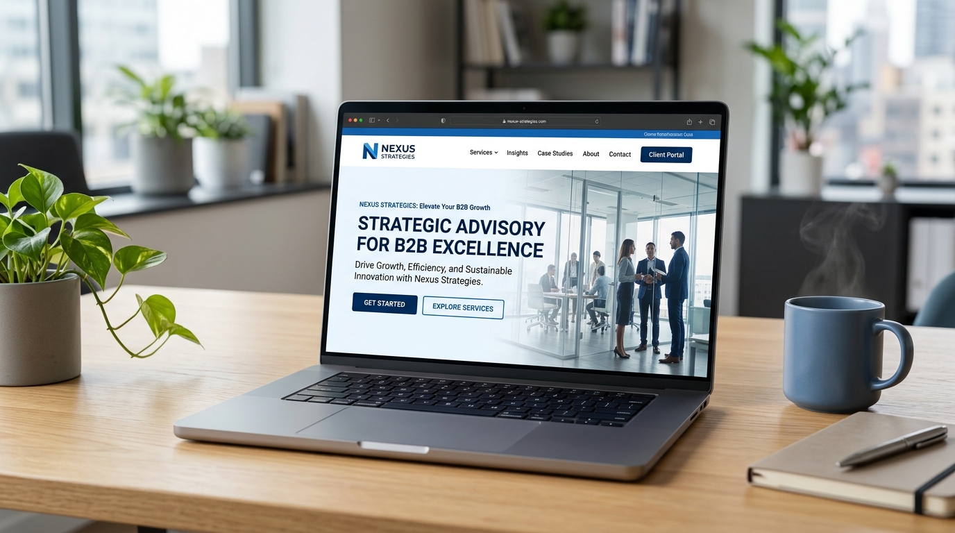 B2B Business Consulting HTML Template – Corporate Services Website Design