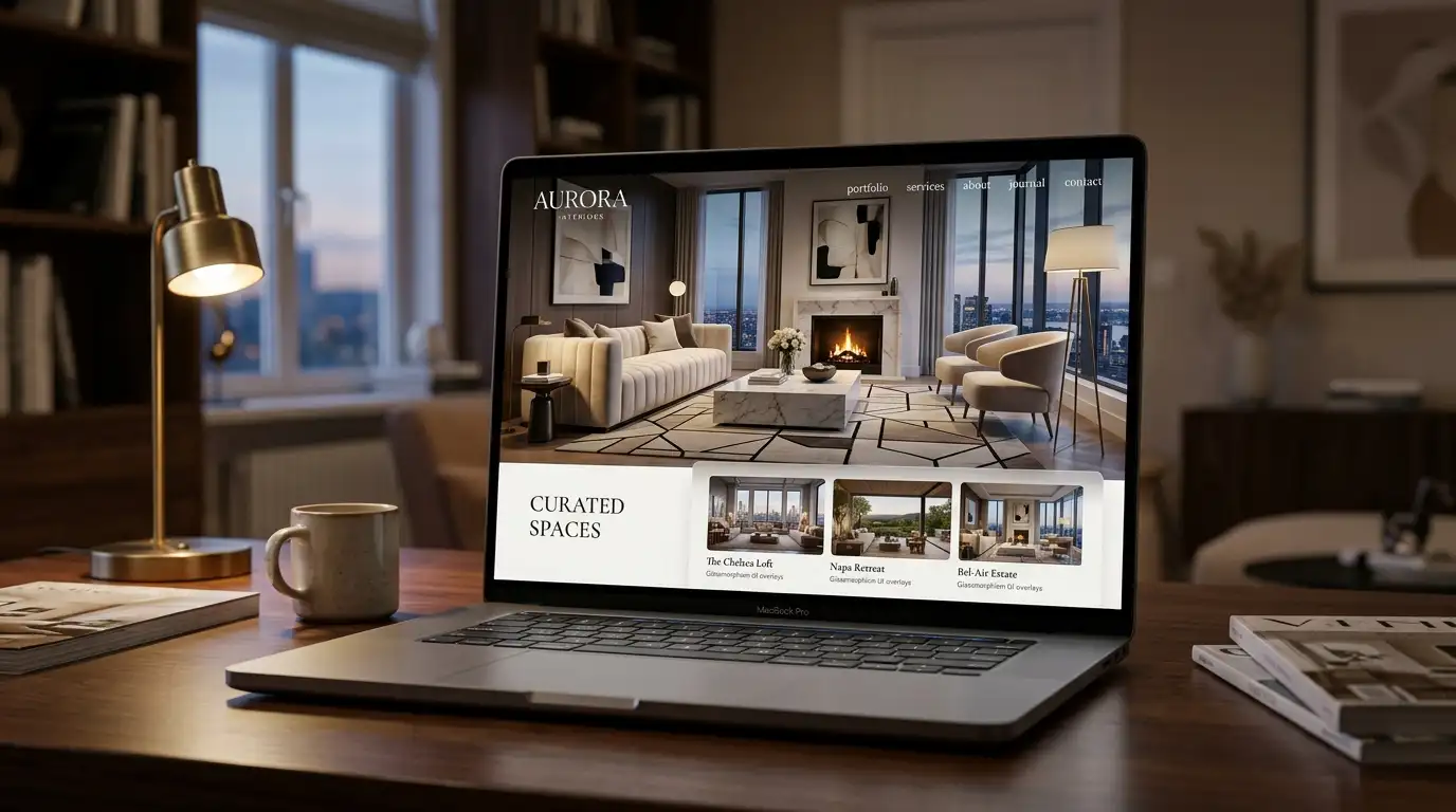 LuxSpace Interiors – Premium Interior Design Website Template