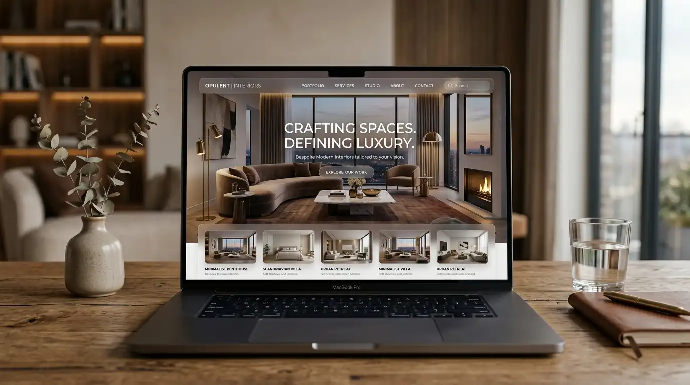 LuxSpace Interiors – Premium Interior Design Website Template