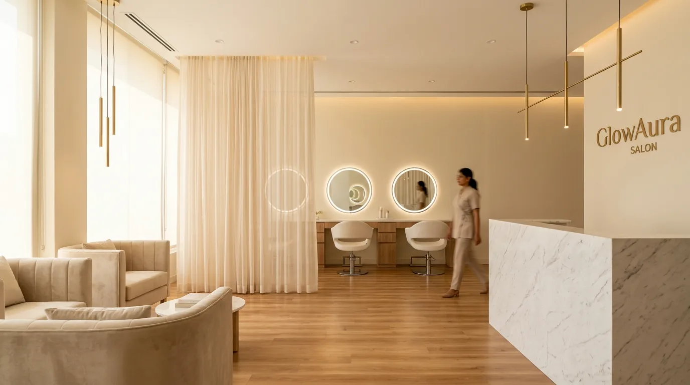 GlowAura Premium Beauty Salon &amp;amp;amp; Bridal Services Website