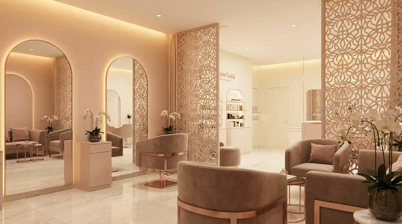 GlowAura Premium Beauty Salon &amp;amp;amp; Bridal Services Website