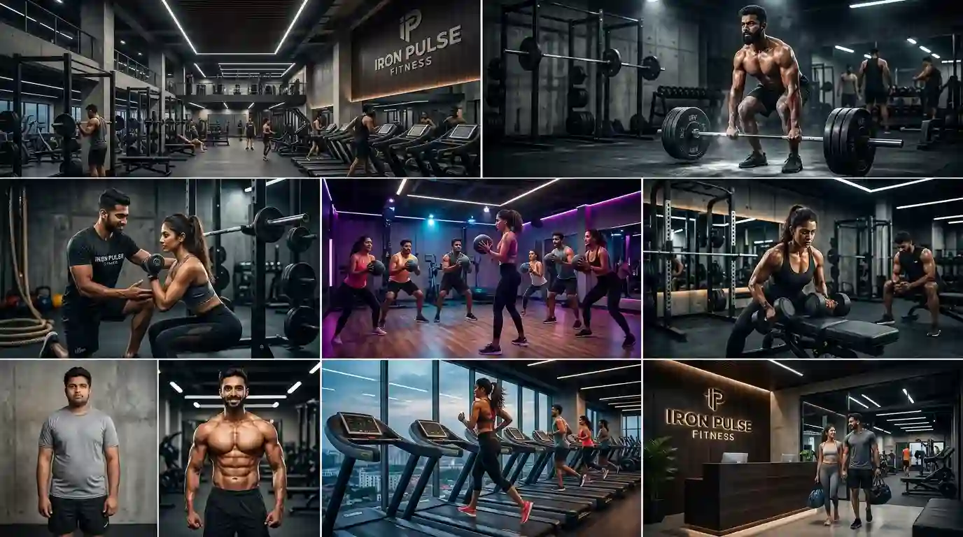 Iron Pulse Premium Gym &amp;amp;amp; Fitness Transformation Website