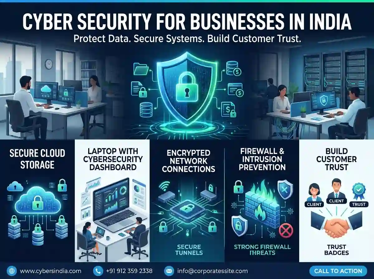 Cyber Security for Businesses in India – Protect Your Digital Assets blog article thumbnail by ThemeBazar