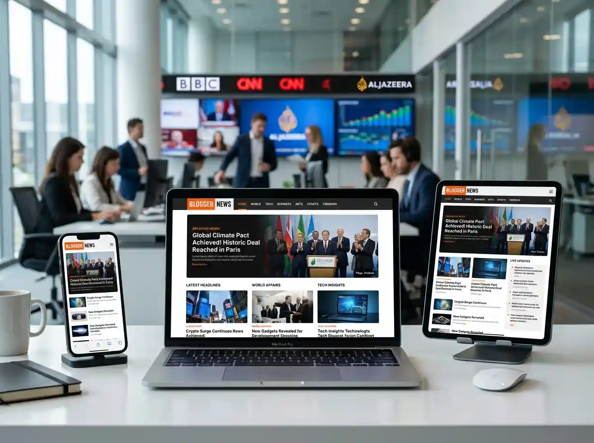 Best Blogger Templates for News Websites blog article thumbnail by ThemeBazar