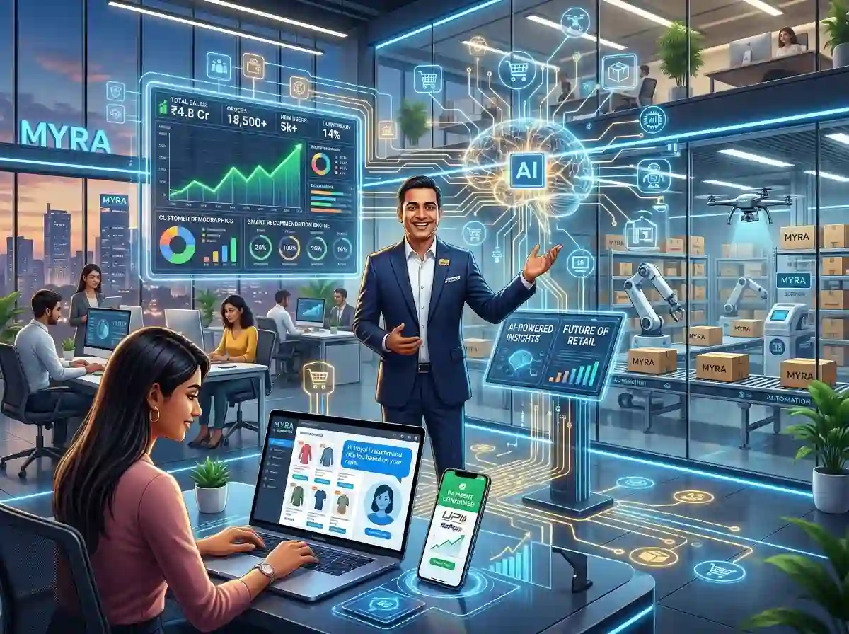 The Role of AI in E-Commerce Growth blog article thumbnail by ThemeBazar