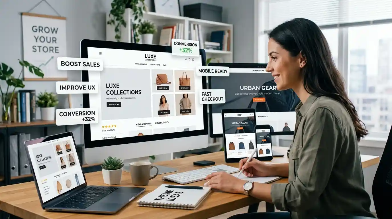 Best E-Commerce Themes for Online Stores in 2026 blog article thumbnail by ThemeBazar