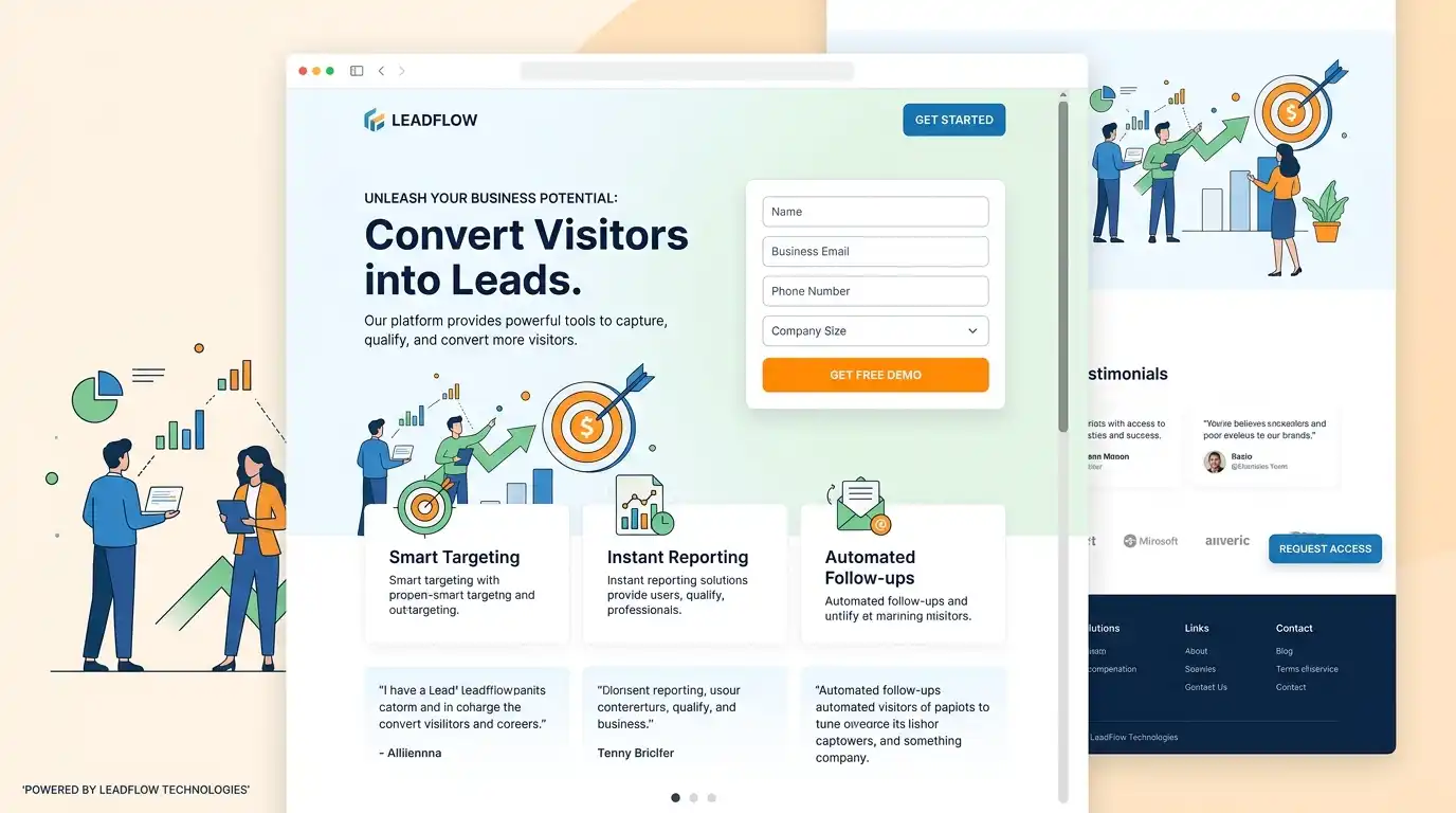 How a Good Landing Page Converts Visitors into Leads blog article thumbnail by ThemeBazar