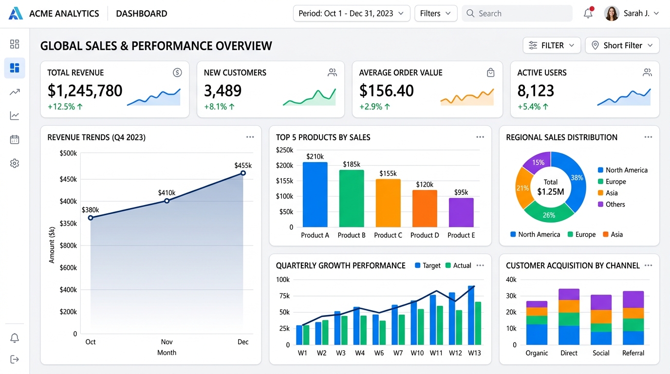 Analytics Dashboard Project