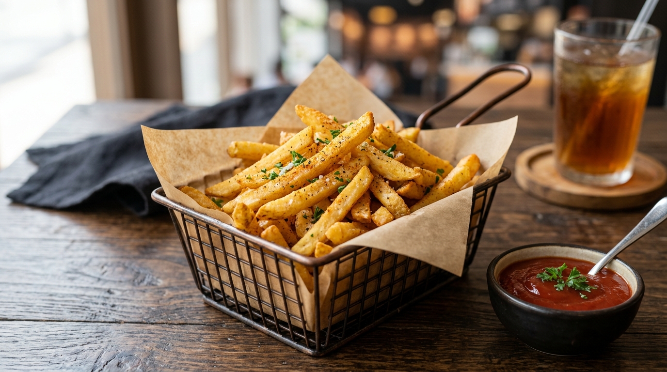 Super Crispy Seasoned Fries Large Portion