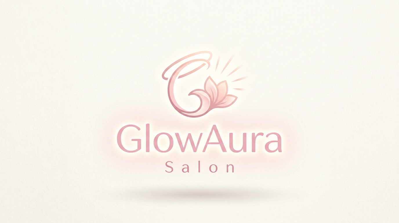 GlowAura Salon logo