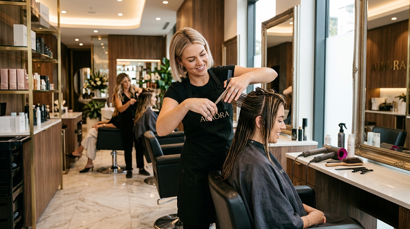 Hair specialist portrait