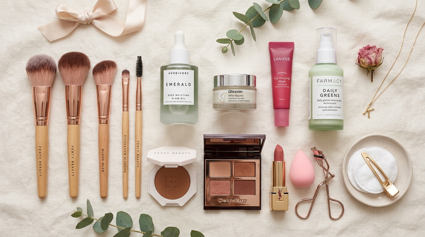 Salon makeup station
