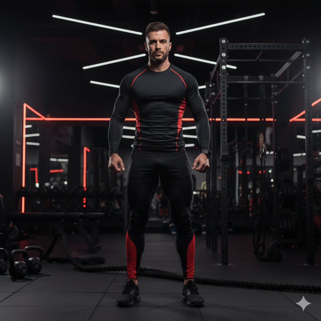 Functional fitness expert in workout training zone