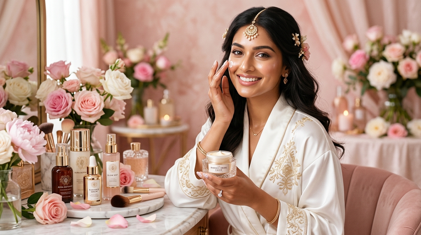Skincare before wedding
