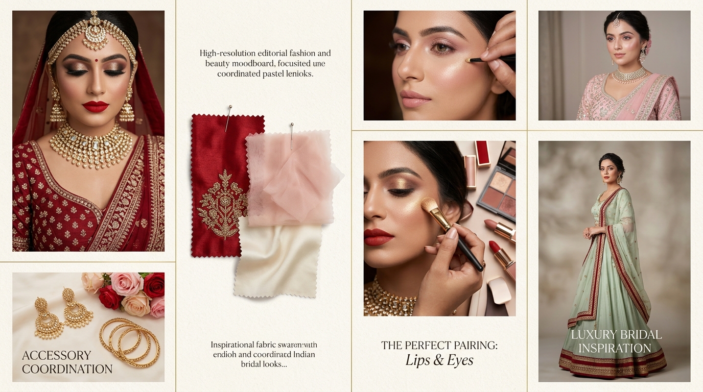 Outfit and makeup pairing