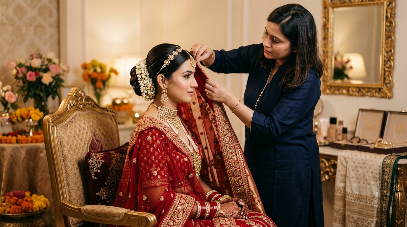 Hairstyling and Draping